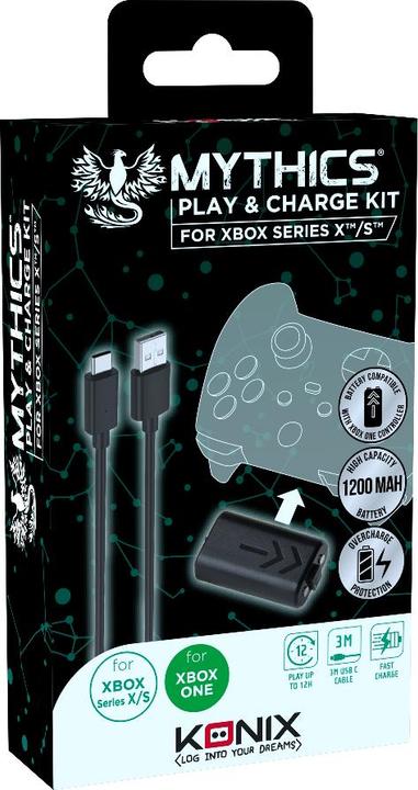 Batterie KONIX Mythics Play and Charge Battery Pack For Xbox Series