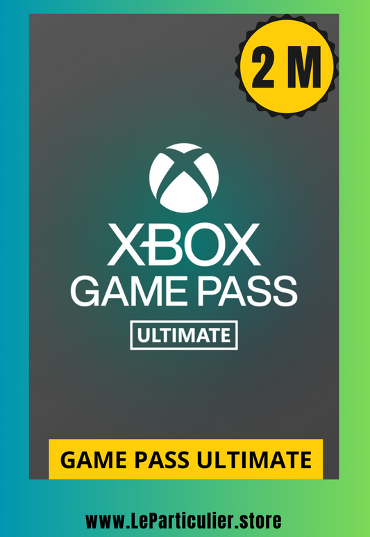 Abonnement Xbox Game Pass Ultimate (02 Mois) Xbox & PC