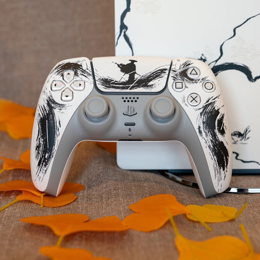 Manette Ps5 Dualsense Limited Edition Ghost Of Yotei (Black and White)