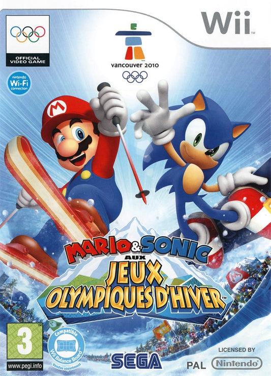 Mario & Sonic aux Jeux Olympiques d'hiver [PAL] WII Occasion ♻️