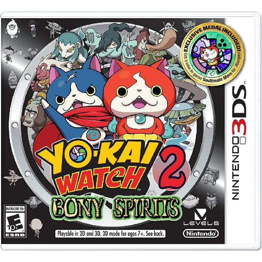 YO-KAI Watch 2 Esprit Farceurs Nintendo 3ds (Boite + Notice) Occasion ♻️