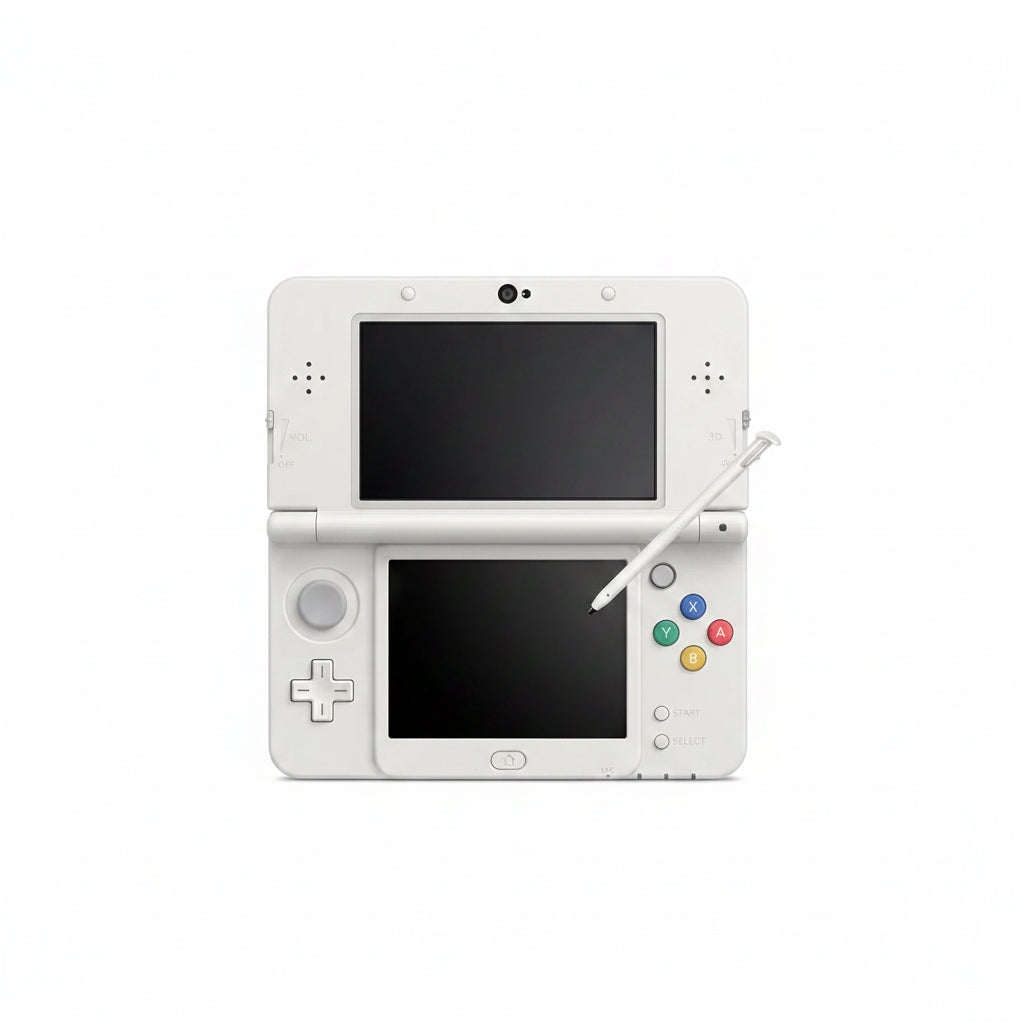 Console Nintendo New 3DS -White- (Flashé+jeux) Presque Neuf (Sans Boite)