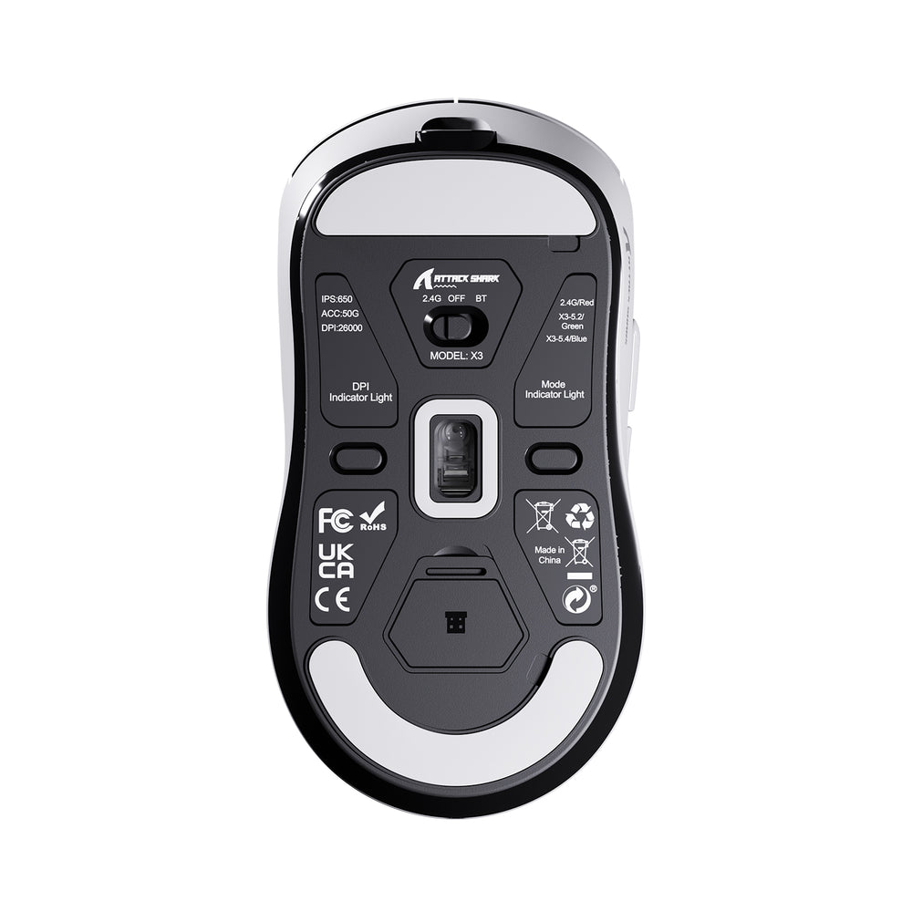 Souris Sans Fil Attack Shark X3 – Sensor PAW-3395