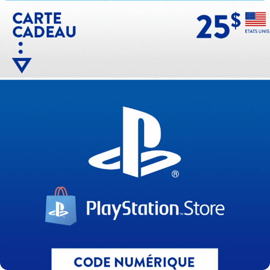 CARTE GIFT PSN 25$ (USA)