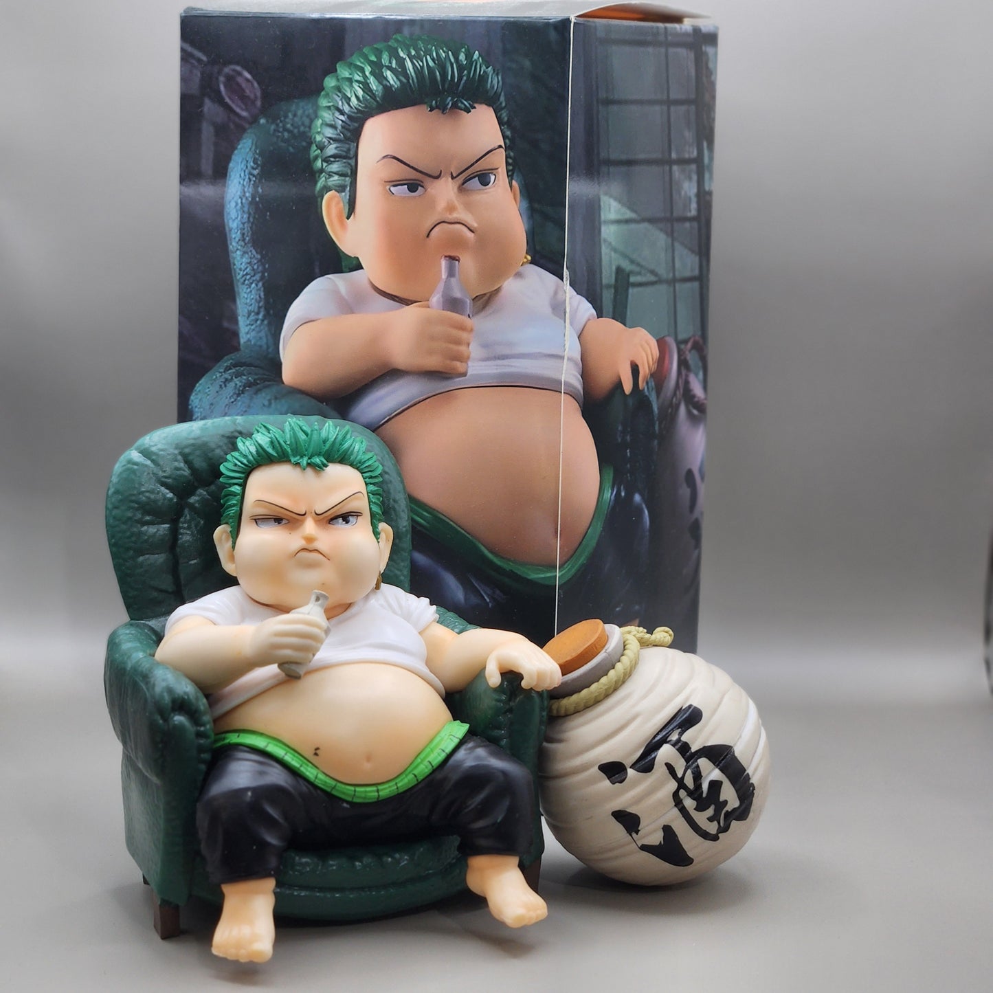 Figurine One Piece Zoro FAT Fauteuille | 18 cm