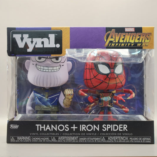 Figurine Marvel Duo Vinyl Collectibles Thanos + IRON SPIDER (10 cm)