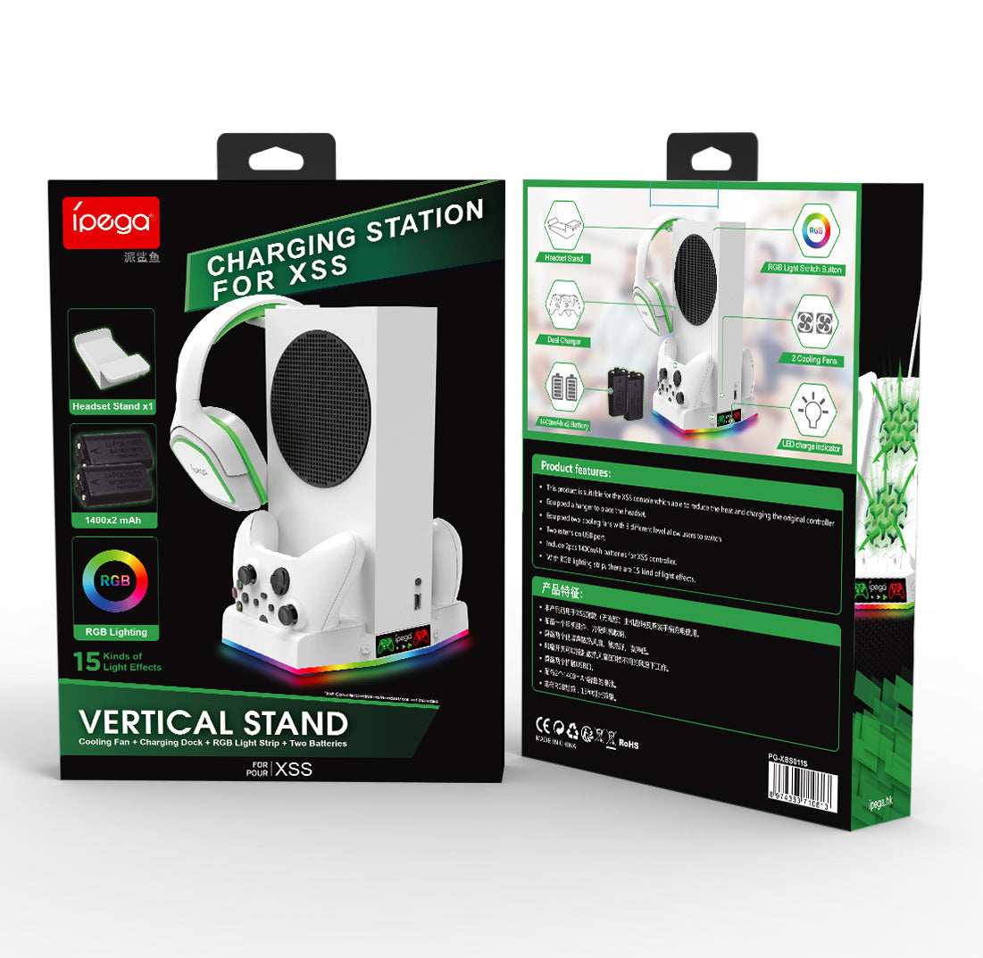 Vertical Stand 4 IN 1 Ipega PG-XBS011 + 2 Controller Battery  | Xbox Series S