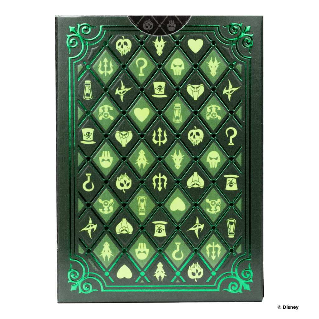 Jeux de Carte - Bicycle Playing Cards: Disney Villains: Green