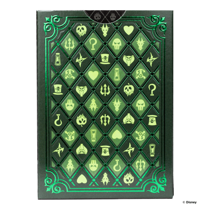 Jeux de Carte - Bicycle Playing Cards: Disney Villains: Green