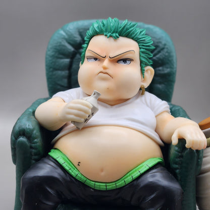Figurine One Piece Zoro FAT Fauteuille | 18 cm