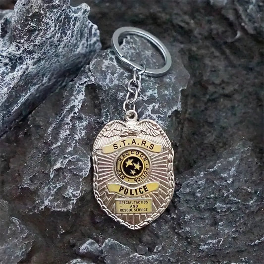 Porte Clé Badge Police S.T.A.R.S Resident Evil