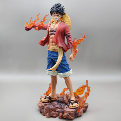 Figurine One Piece Luffy (FEU)  26 cm