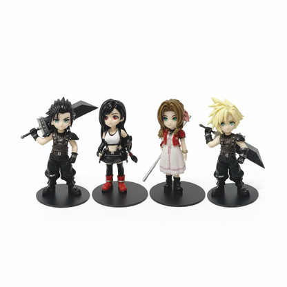 LOT 4x Figurine Final Fantasy 12 CM (Sans Boite)