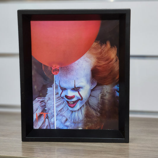 Cadre 3D Lenticulaire Pennywise Evil 29x24 cm