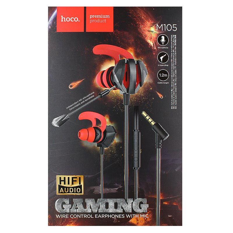 Ecouteur Filaire Gaming HOCO M105 E-Sport (PS4/PS5/SWITCH/XBOX/PC)