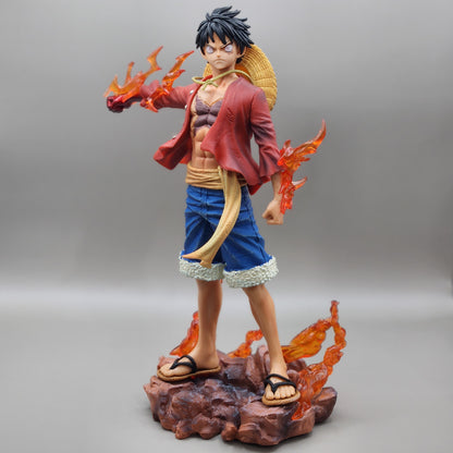 Figurine One Piece Luffy (FEU)  26 cm