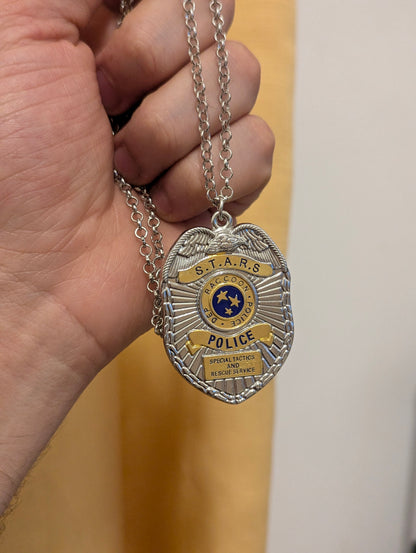 CHAINE Badge Police S.T.A.R.S Resident Evil  STARS