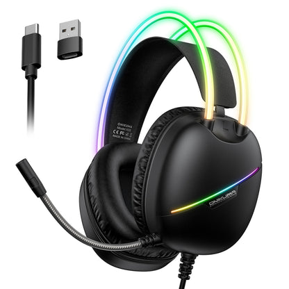Casque Onikuma X33 RGB Wired Gaming Headset USB TYPE C + OTG (PC)