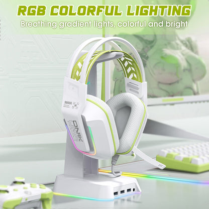Casque Gaming Filaire Onikuma X13 -Blanc-