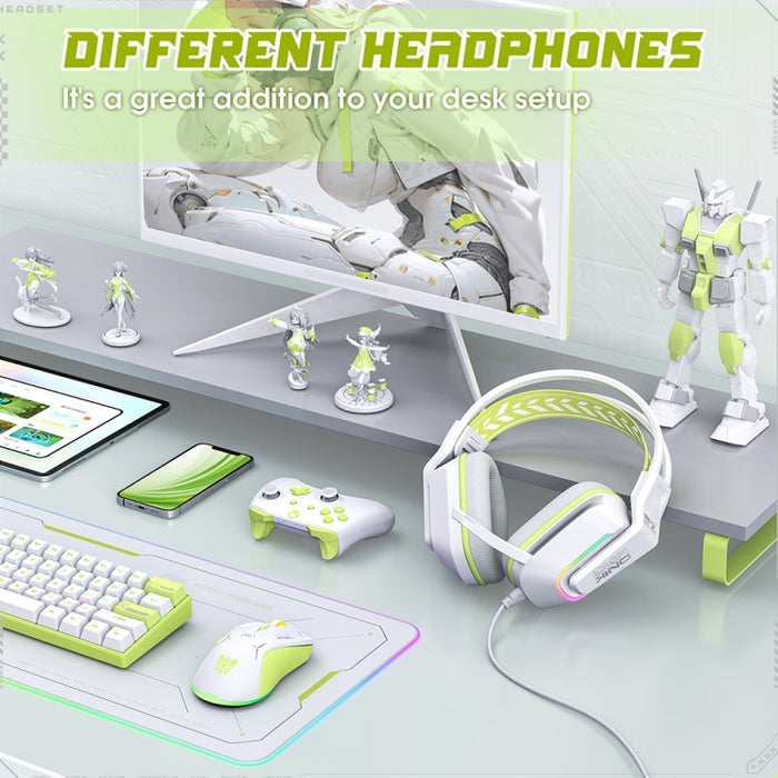 Casque Gaming Filaire Onikuma X13 -Blanc-