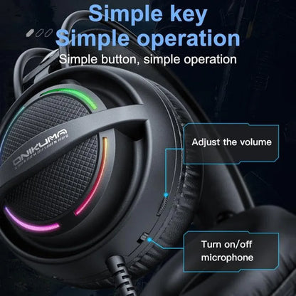 Casque Onikuma X88 RGB Wired Gaming Headset