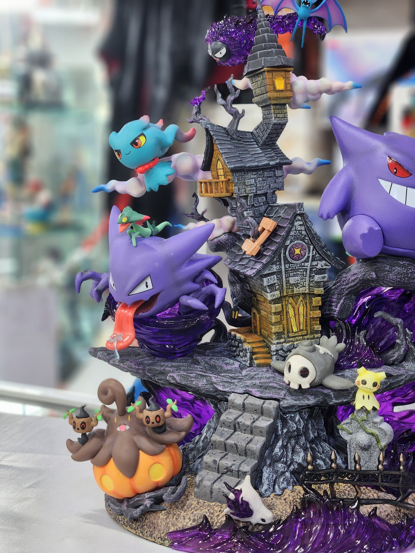 Figurine Diorama Pokémon Ectoplasma Evolution 31 cm