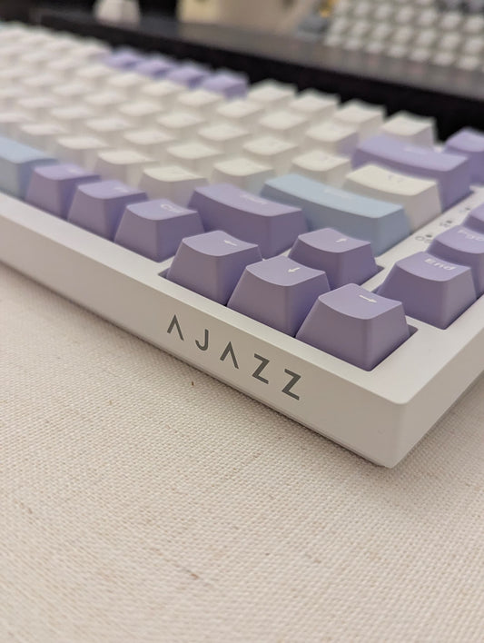 Clavier Filaire A.JAZZ AK680 mécanique filaire (65%)  - Purple & White