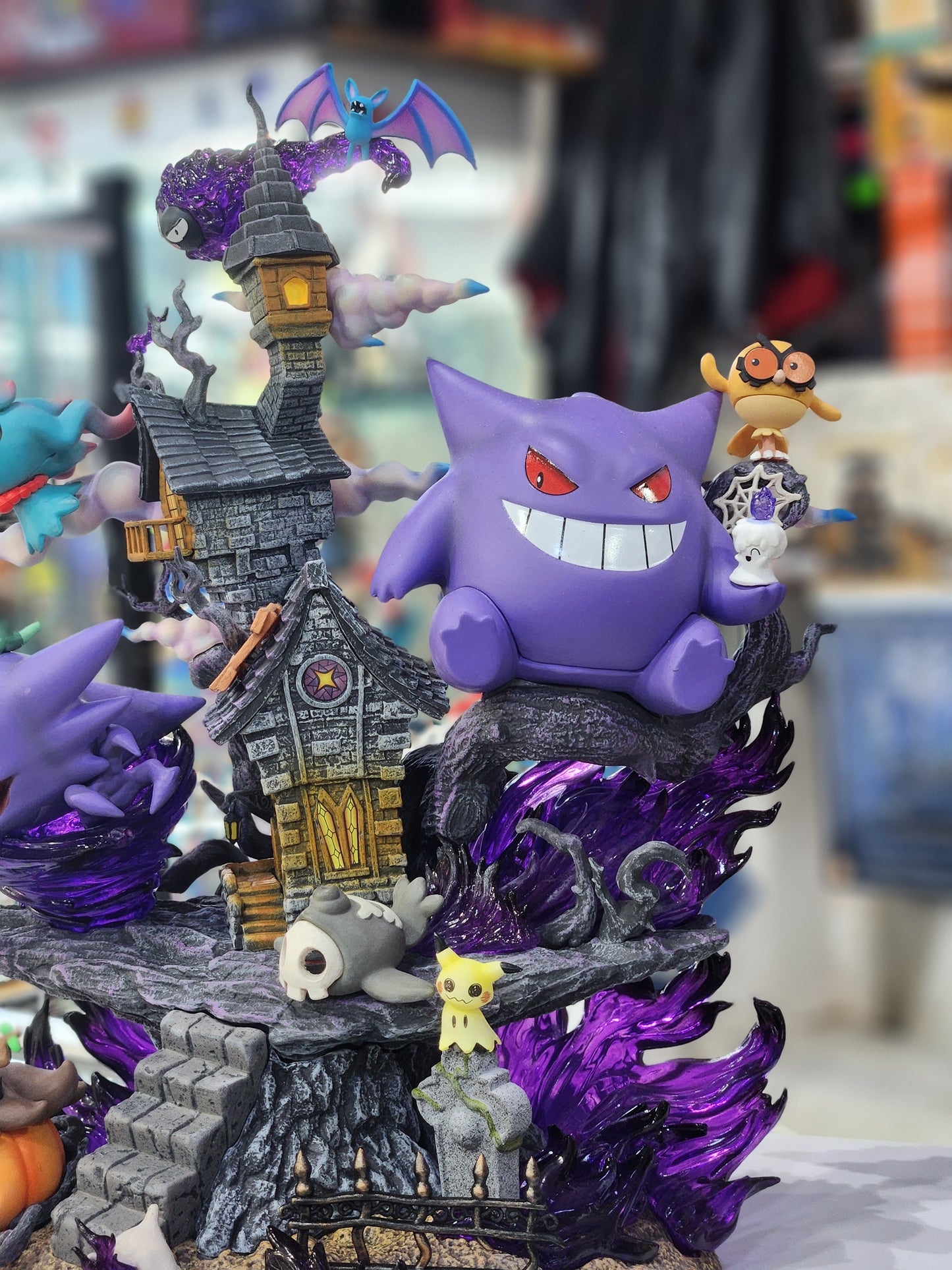 Figurine Diorama Pokémon Ectoplasma Evolution 31 cm