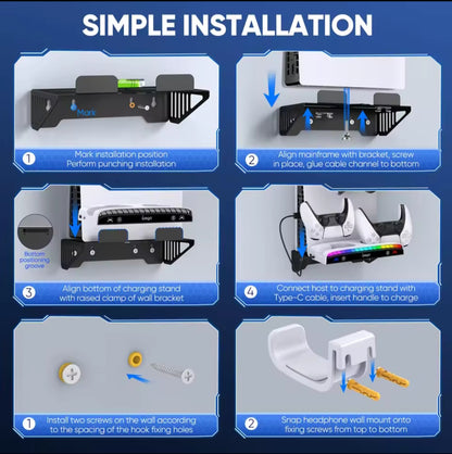 Ipega PS5 Support Mural | Wall Mount