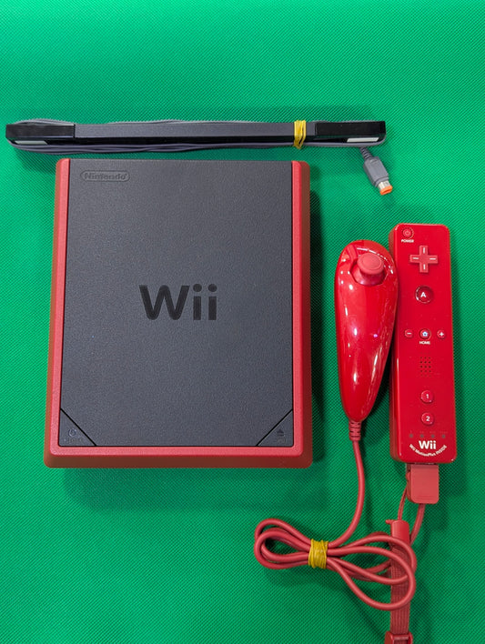Console Nintendo WII MINI Rouge Non Flashé