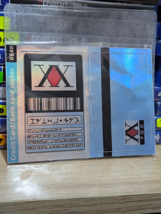 Credit Card Sticker HUNTER X HUNTER