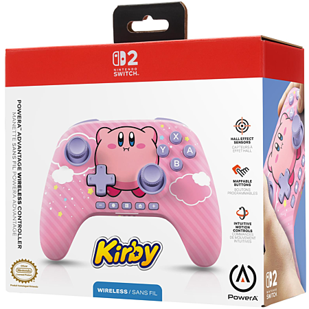 Manette sans fil pour Nintendo Switch 2 - Kirby Puff