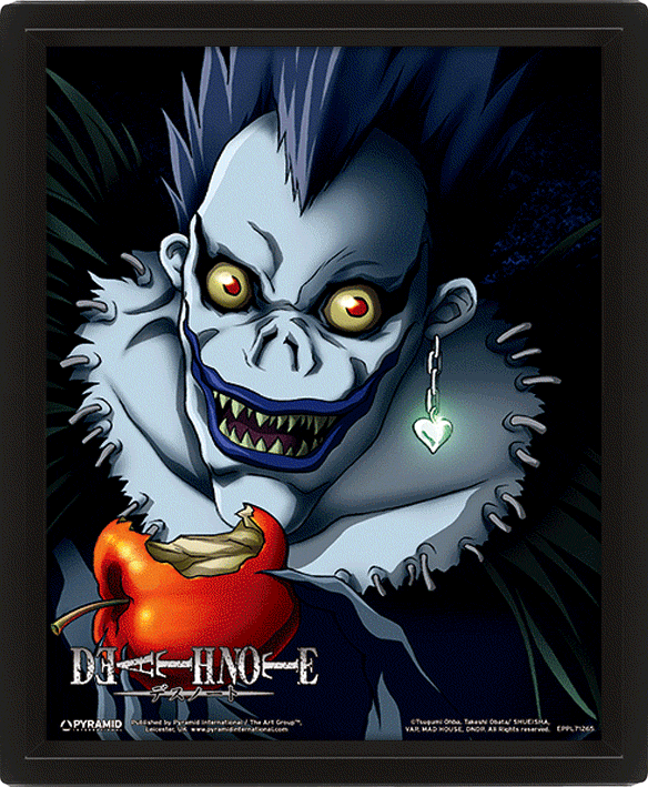 Cadre 3D Lenticulaire DEATH NOTE 