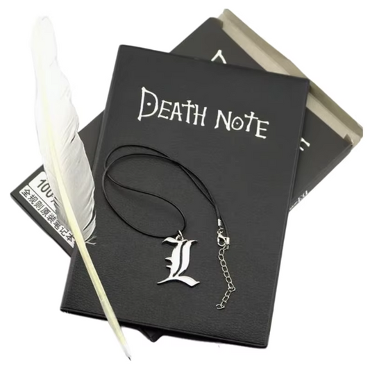 Cahier Death Note + Chaine "L"