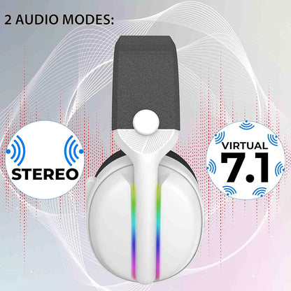 Casque Sans Fil 7.1 Subsonic LED Vektra  (PS5/PS4/PC/Xbox/Switch)