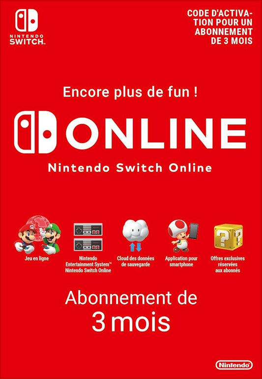 Abonnement Eshop 03 mois