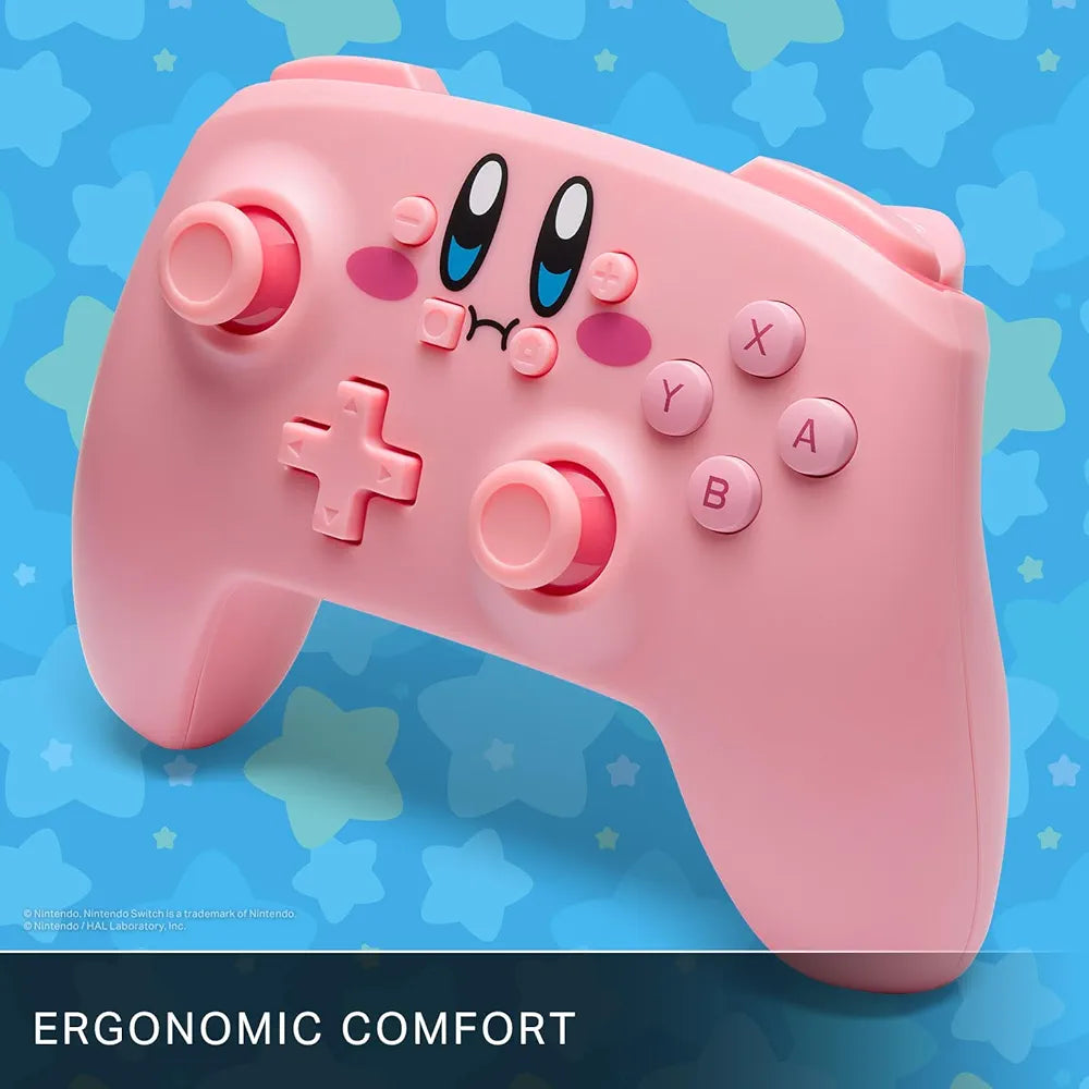 Manette PowerA Wireless Controller for Nintendo Switch - Kirby's Jaw Drop