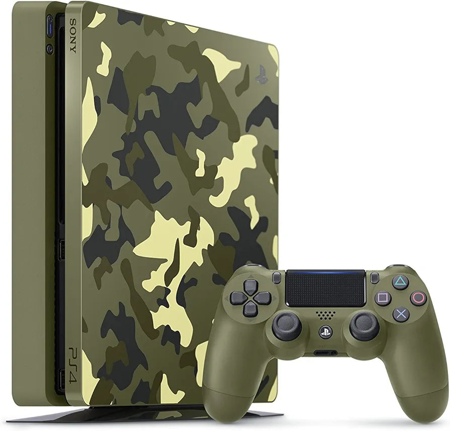 Ps4 slim flashé 9.00  - 1 TB - Limited Edition Call Of Duty WW 2 Occasion ♻️