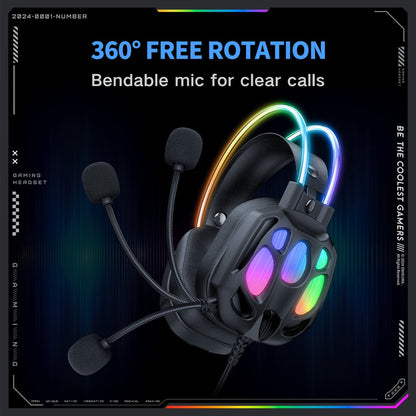 Casque Onikuma X89 RGB Wired Gaming Headset