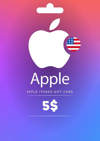 Carte Gift Apple iTunes Store 5$ (USA)