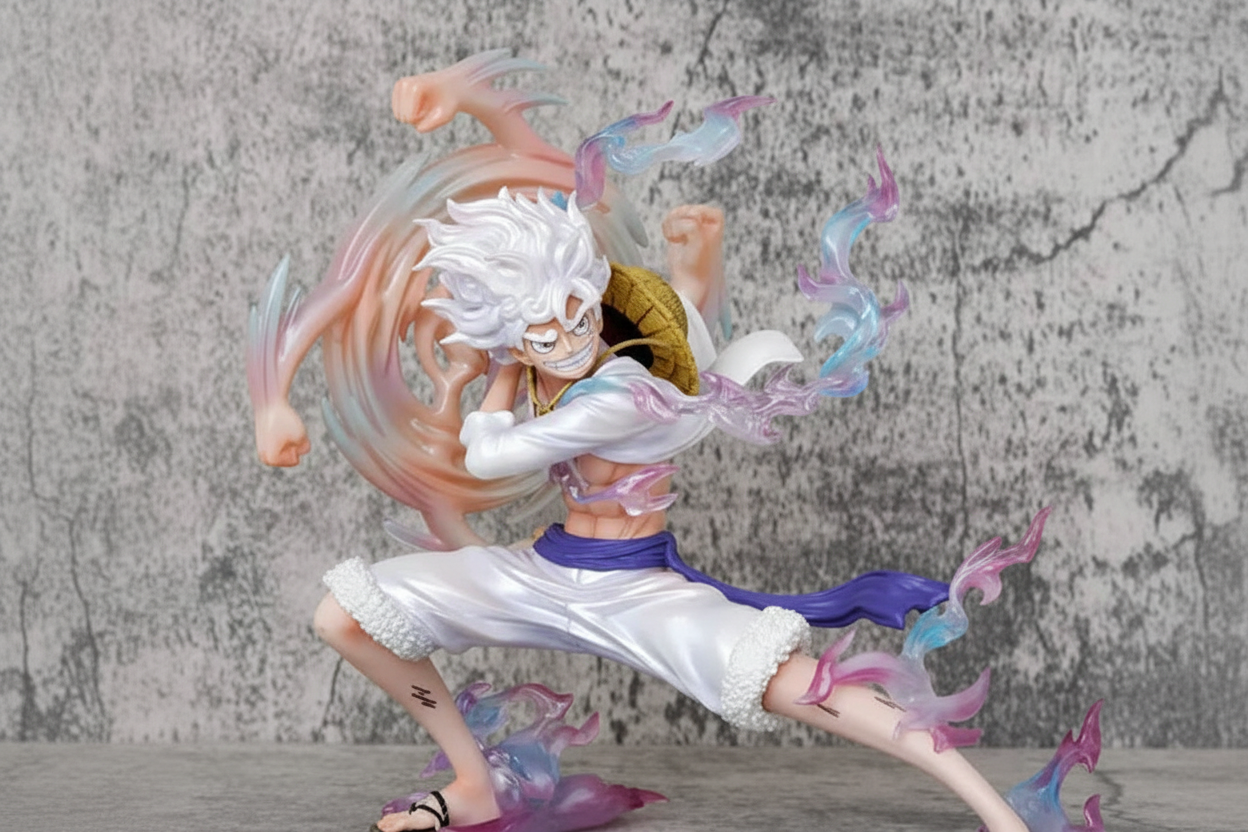 Figurine One Piece Luffy Gear 5 Rotation Fist (20 cm)