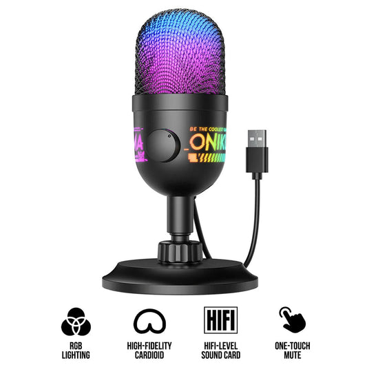 Microphone ONIKUMA M930 RGB Black
