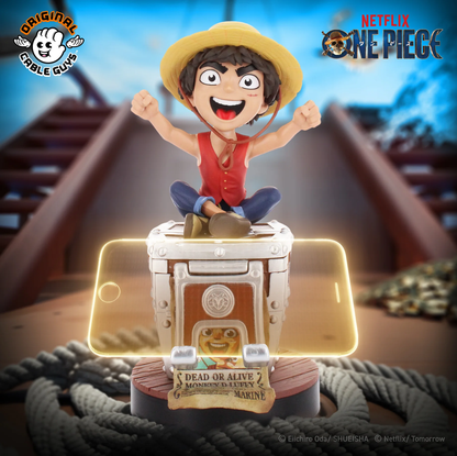 Figurine Support Cable Guys - Luffy "wanted Poster"