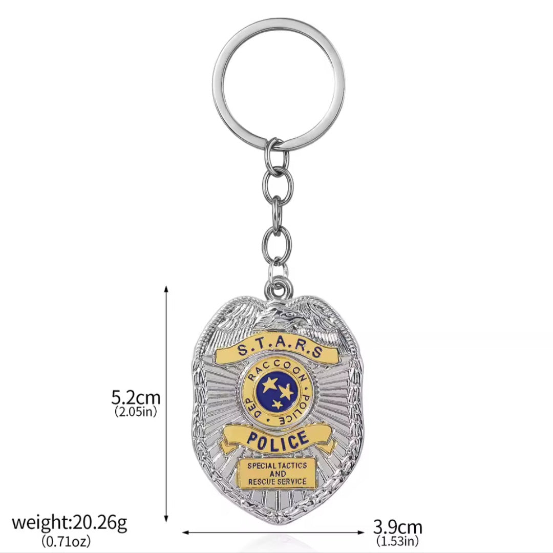 Porte Clé Badge Police S.T.A.R.S Resident Evil STARS