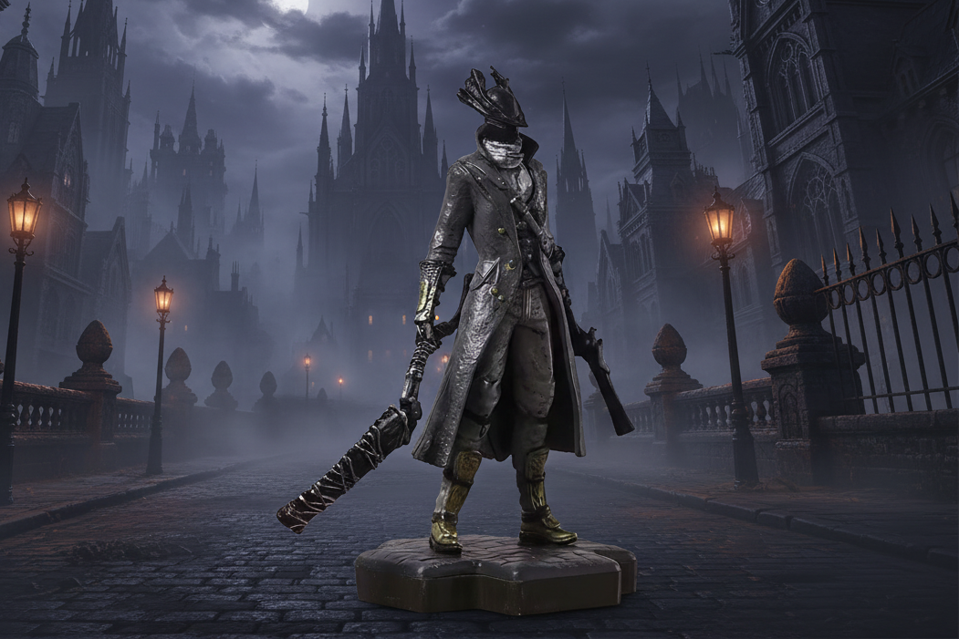 Figurine Bloodborne The Hunter  12Cm