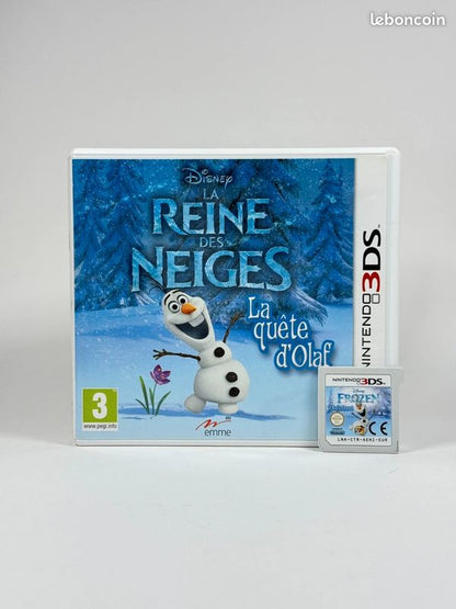 La Reine des Neiges : La quête d'Olaf Nintendo 3DS Occasion♻️