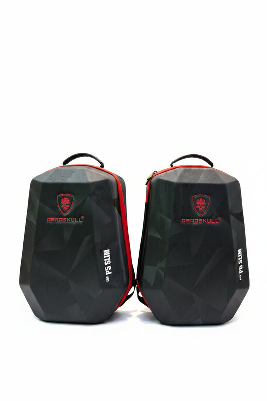 Sac a Dos / Backpack  for PS5 SLIM | DEADSKULL [CARBON BLACK & RED]