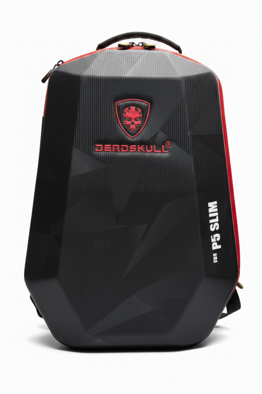 Sac a Dos / Backpack  for PS5 SLIM | DEADSKULL [CARBON BLACK & RED]