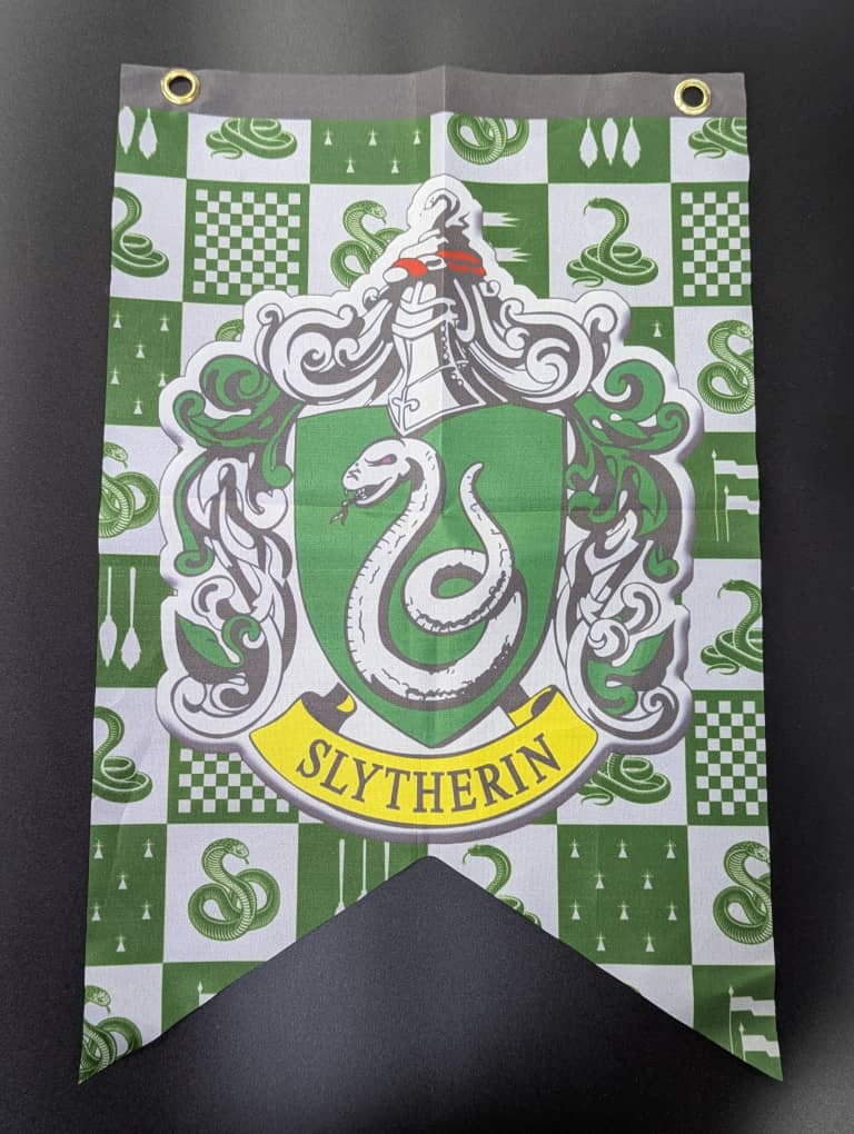Banniere Harry potter -Slytherin- (33x27)cm