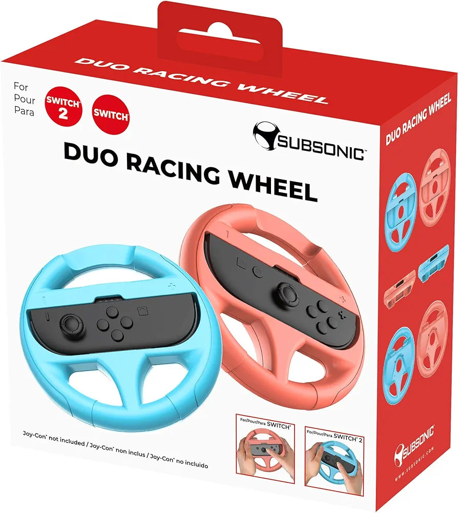 Pack de 2 volants pour Joy-con Nintendo Switch & Switch 2 | Subsonic